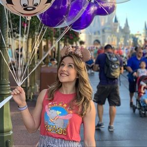 Disney Dumbo Round Neck Vintage Tank Size S